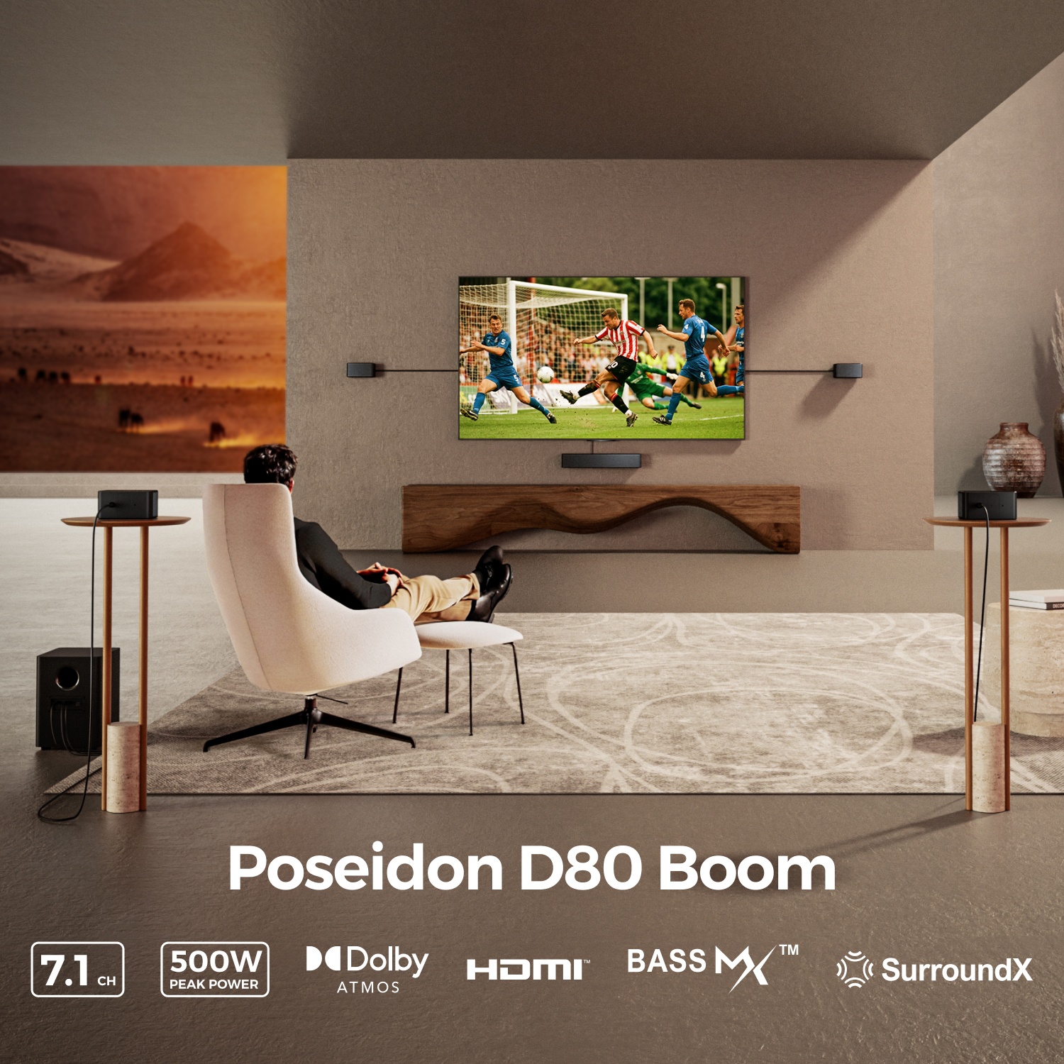 ULTIMEA Poseidon D80 Boom 7.1c - Home Cinema Dolby Atmos recensione e prezzo