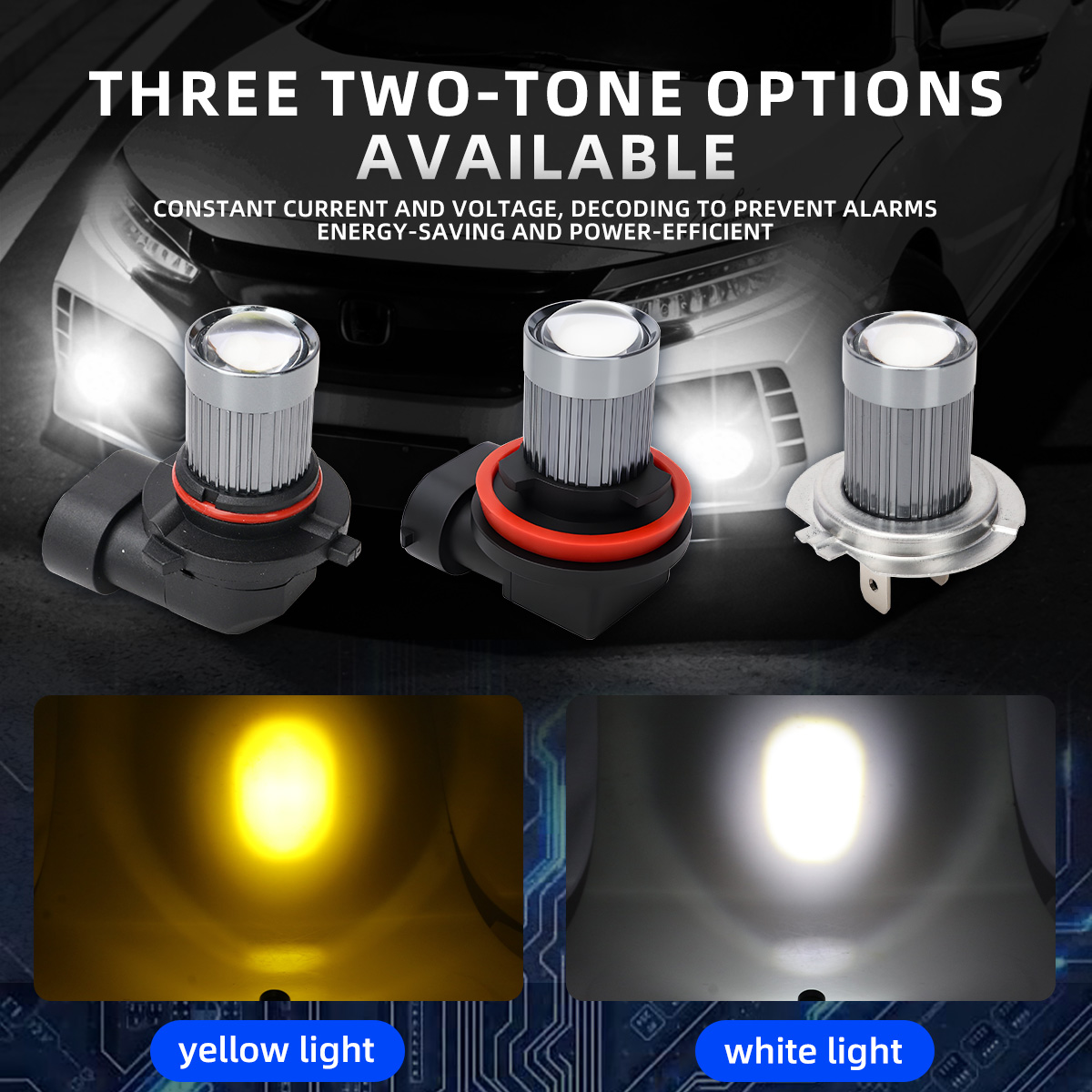 2PCS H11 Car Fog Lamp H7 LED 9 - Projector Lamp Replacement recensione e prezzo