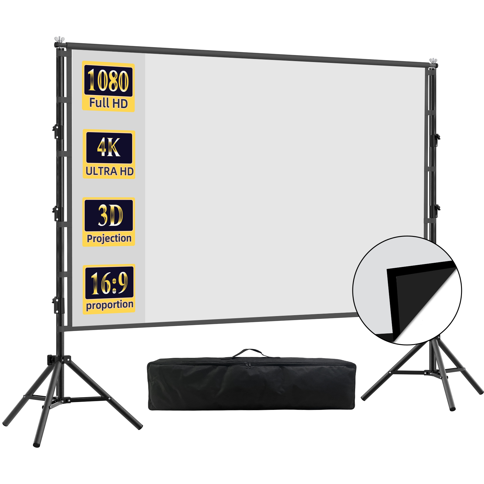VEIDADZ Projection Screen With - Home Cinema Rack recensione e prezzo