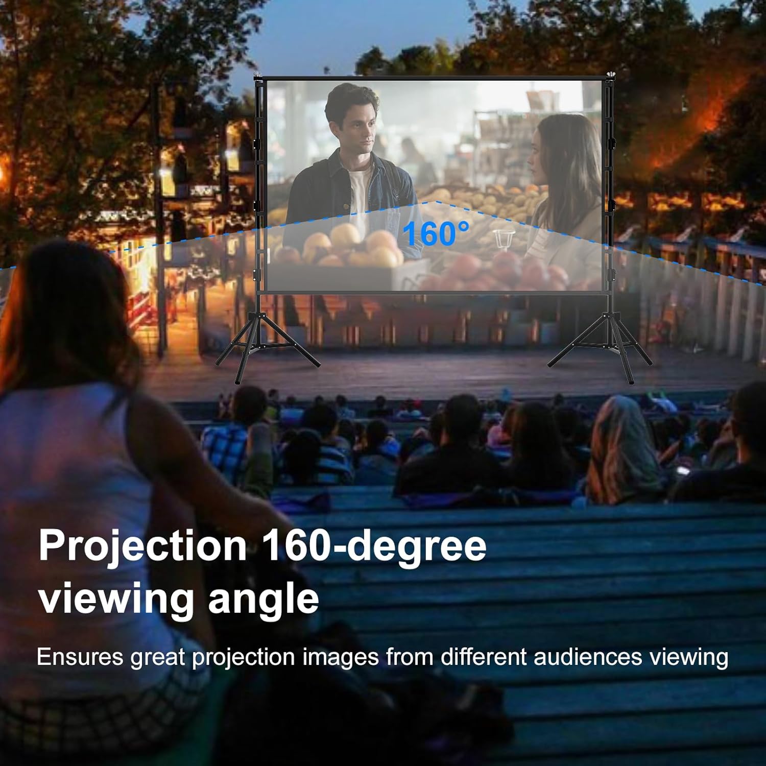 VEIDADZ Projection Screen With - Home Cinema Rack recensione e prezzo