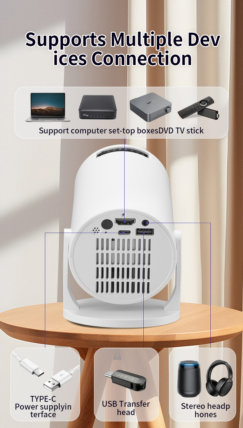 HY300 Pro+ 8K Supported 720P P - Home Cinema Rack recensione e prezzo