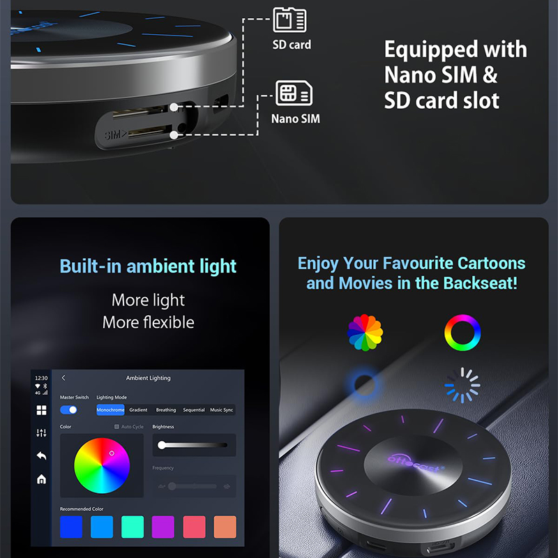 OTTOCAST P3 CarPlay AI Box Wir - Smart Tv Stick recensione e prezzo