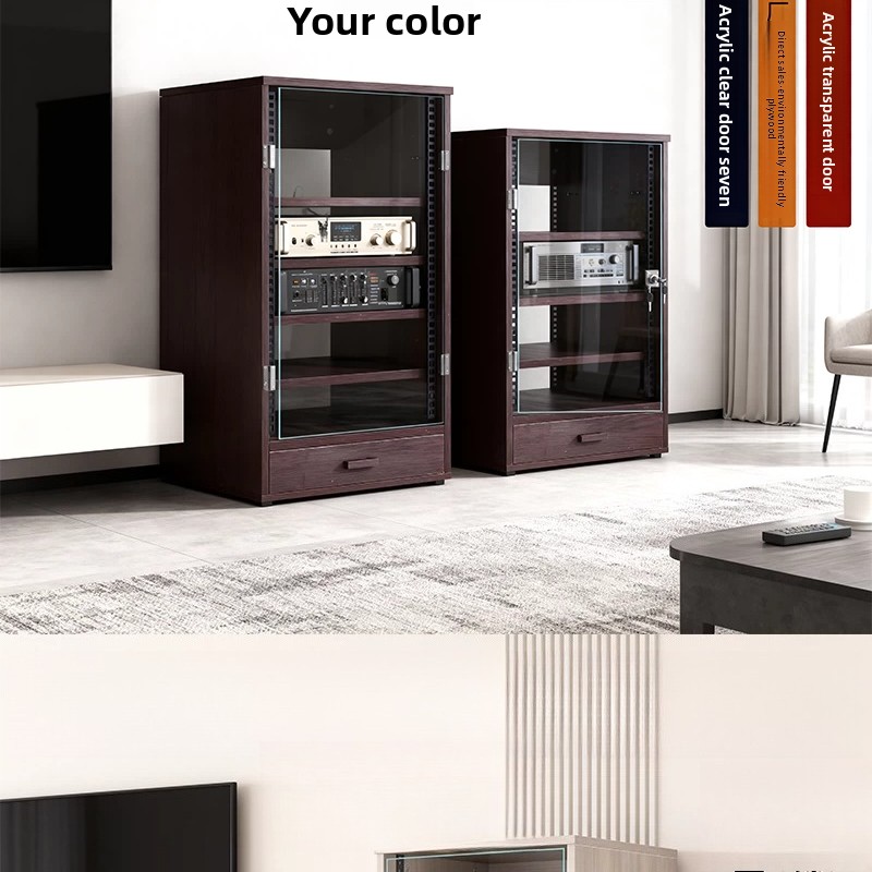 Front transparent door 8U - 16 - Home Cinema Rack recensione e prezzo